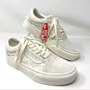 Vans | Shoes | Vans Old Skool Platform 66 Canvas Wmns Marshmallow | Poshmark